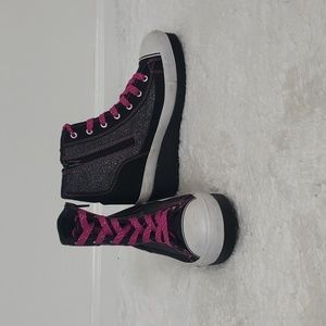 Disney Shake it Up High Top Wedge Sneakers-5